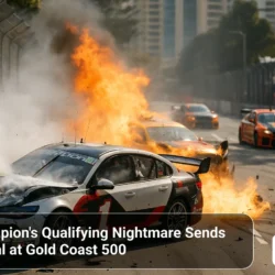 Reigning Champion's Qualifying Nightmare Sends Four to Hospital at Gold Coast 500