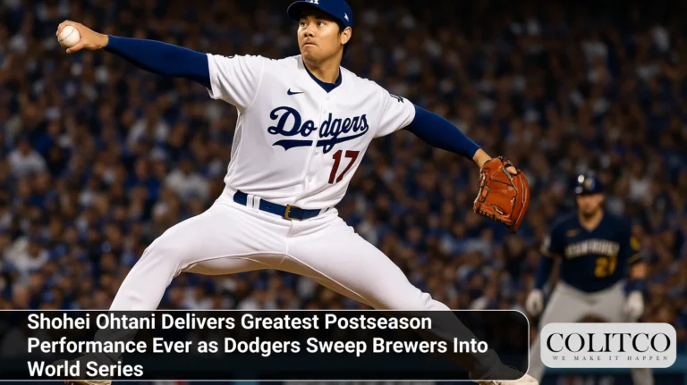 Shohei Ohtani Delivers Greatest Postseason Performance Ever as Dodgers Sweep Brewers Into World Series