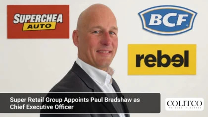 Super Retail Group Appoints Paul Bradshaw as Chief Executive Officer