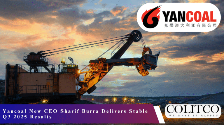 Yancoal New CEO Sharif Burra Delivers Stable Q3 2025 Results