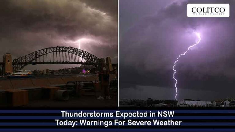 Thunderstorms Expected in NSW Today — Severe Weather Alert