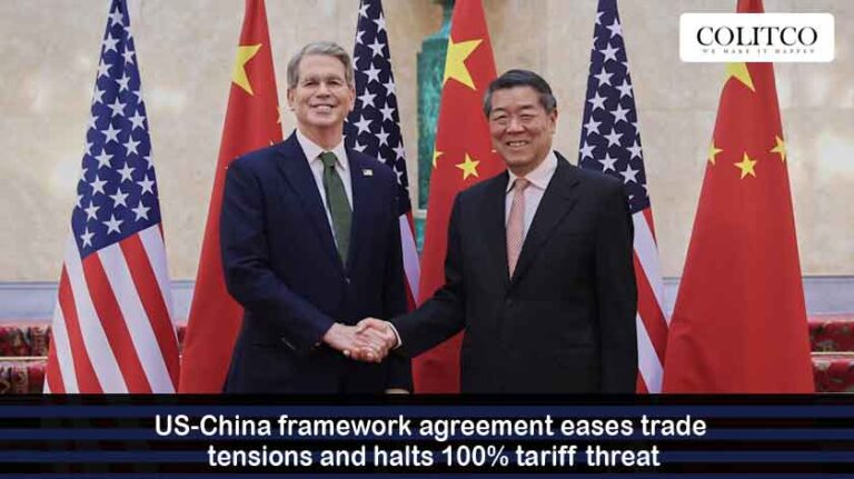 US China Framework Agreement Eases Trade Tensions