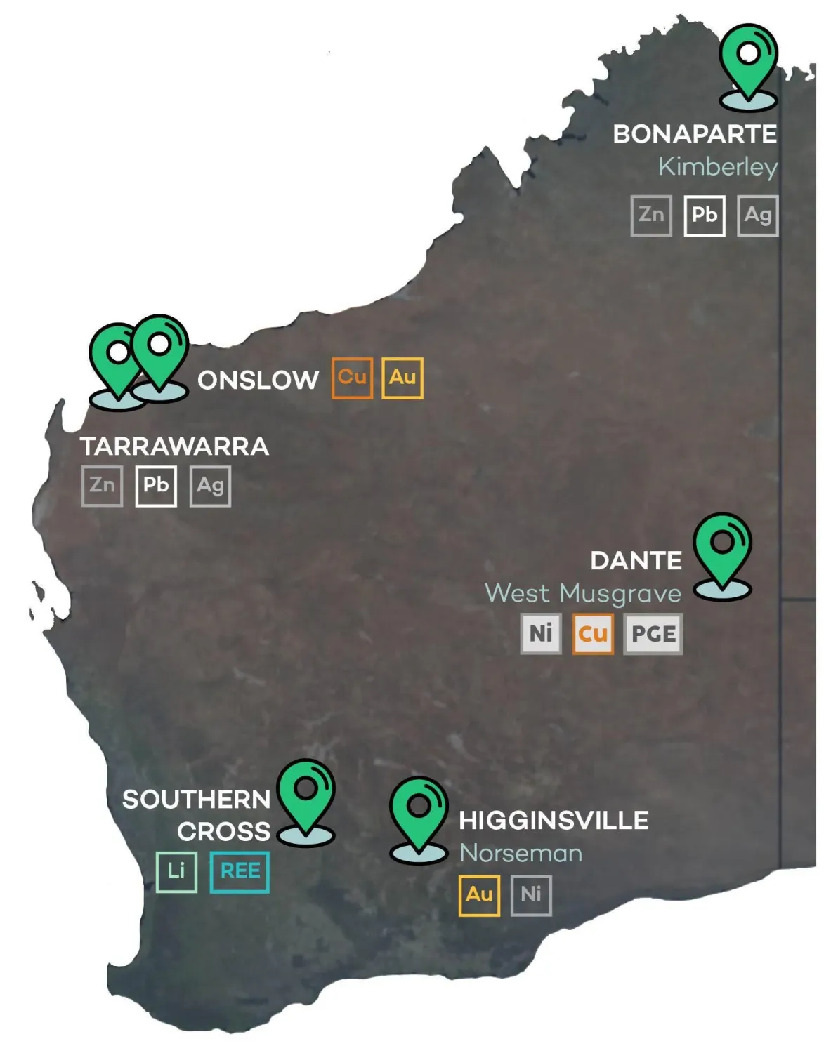 Terra Metals Limited’s Project Location