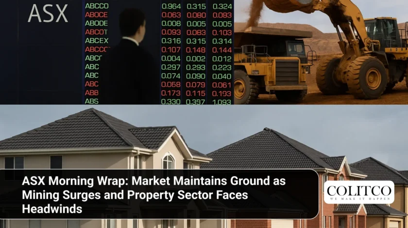 ASX Morning Wrap_ Market Maintains Ground as Mining Surges and Property Sector Faces Headwinds