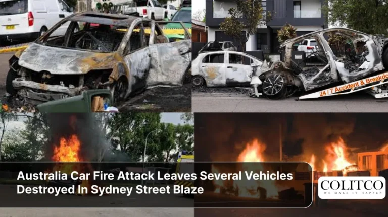 AustraliaCarFireAttackLeavesSeveralVehiclesDestroyedInSydneyStreetBlaze
