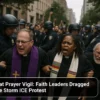 Chaos Erupts at Prayer Vigil: Faith Leaders Dragged Away as Police Storm ICE Protest Chaos Erupts at Prayer Vigil_ Faith Leaders Dragged Away as Police Storm ICE Protest