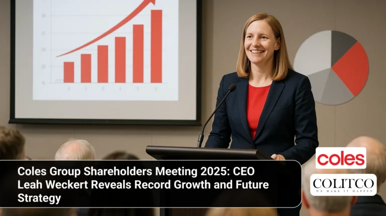 Coles Group Shareholders Meeting 2025_ CEO Leah Weckert Reveals Record Growth and Future Strategy