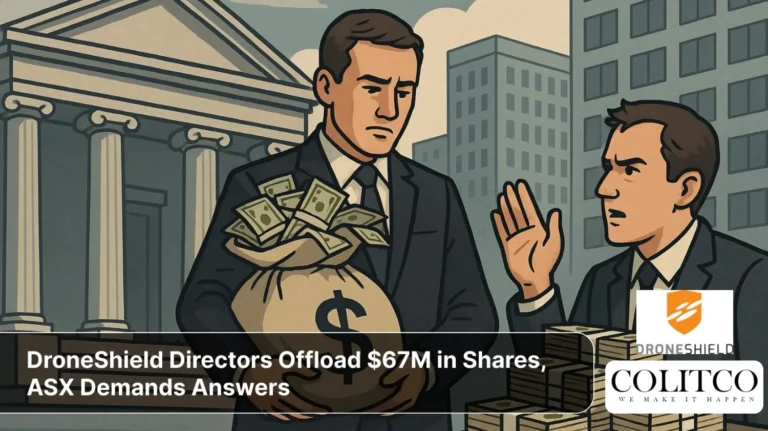 DroneShieldDirectorsOffload67MinSharesASXDemandsAnswers