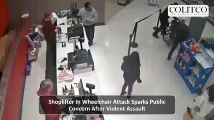 Shoplifter In wheelchair Attack Sparks Public Concern After Violent Assault