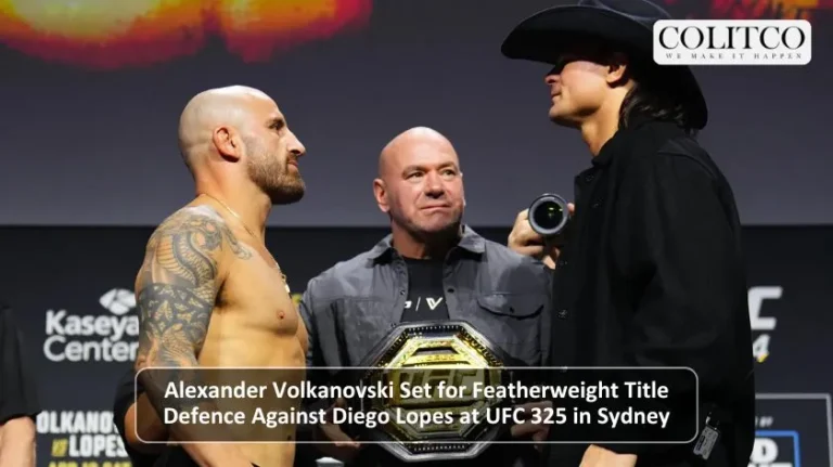 Alexender Volkanovski Set for Featherweight Title Defence Against Diego Lopes at UFC 325 in Sydney