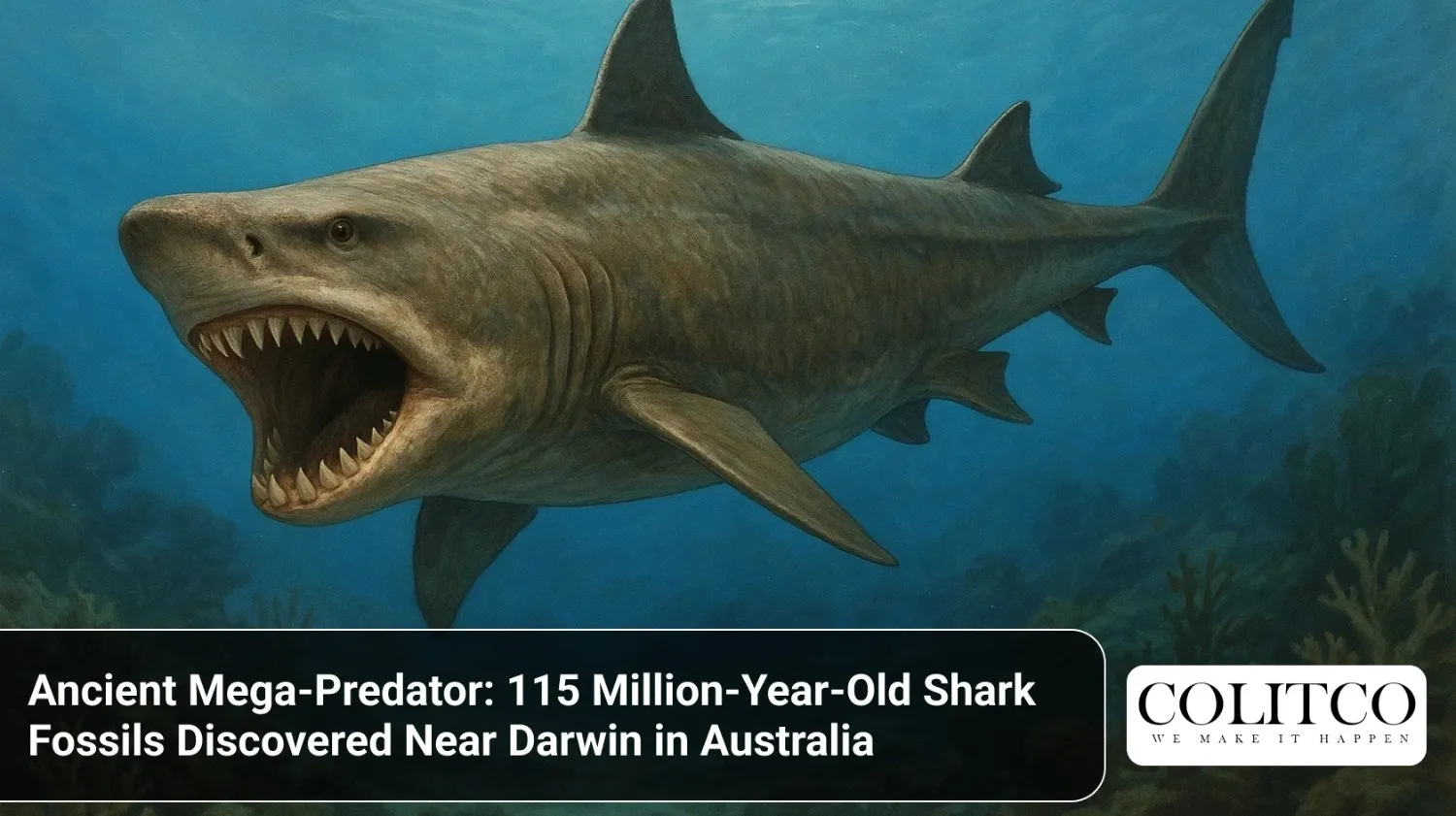 Ancient Mega-Predator: 115 Million-Year-Old Shark Fossils Discovered Near Darwin in Australia