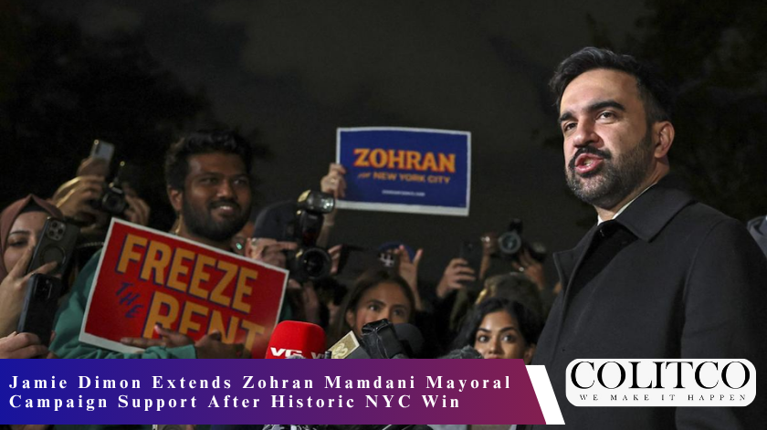 Jamie Dimon Extends Zohran Mamdani Mayoral Campaign Support After Historic NYC Win