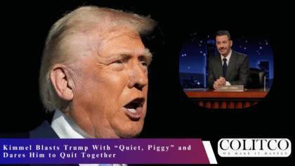 Kimmel Blasts Trump With “Quiet, Piggy” and Dares Him to Quit Together-min