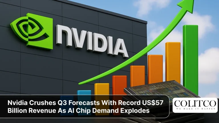 Nvidia Crushes Q3 Forecasts With Record US$57 Billion Revenue As AI Chip Demand Explodes