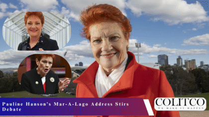 Pauline Hanson’s Mar-A-Lago Address Stirs Debate