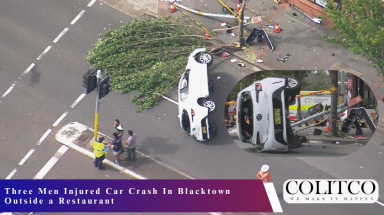 Three Men Injured Car Crash In Blacktown Outside a Restaurant