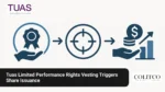 Tuas Limited Performance Rights Vesting Triggers Share Issuance
