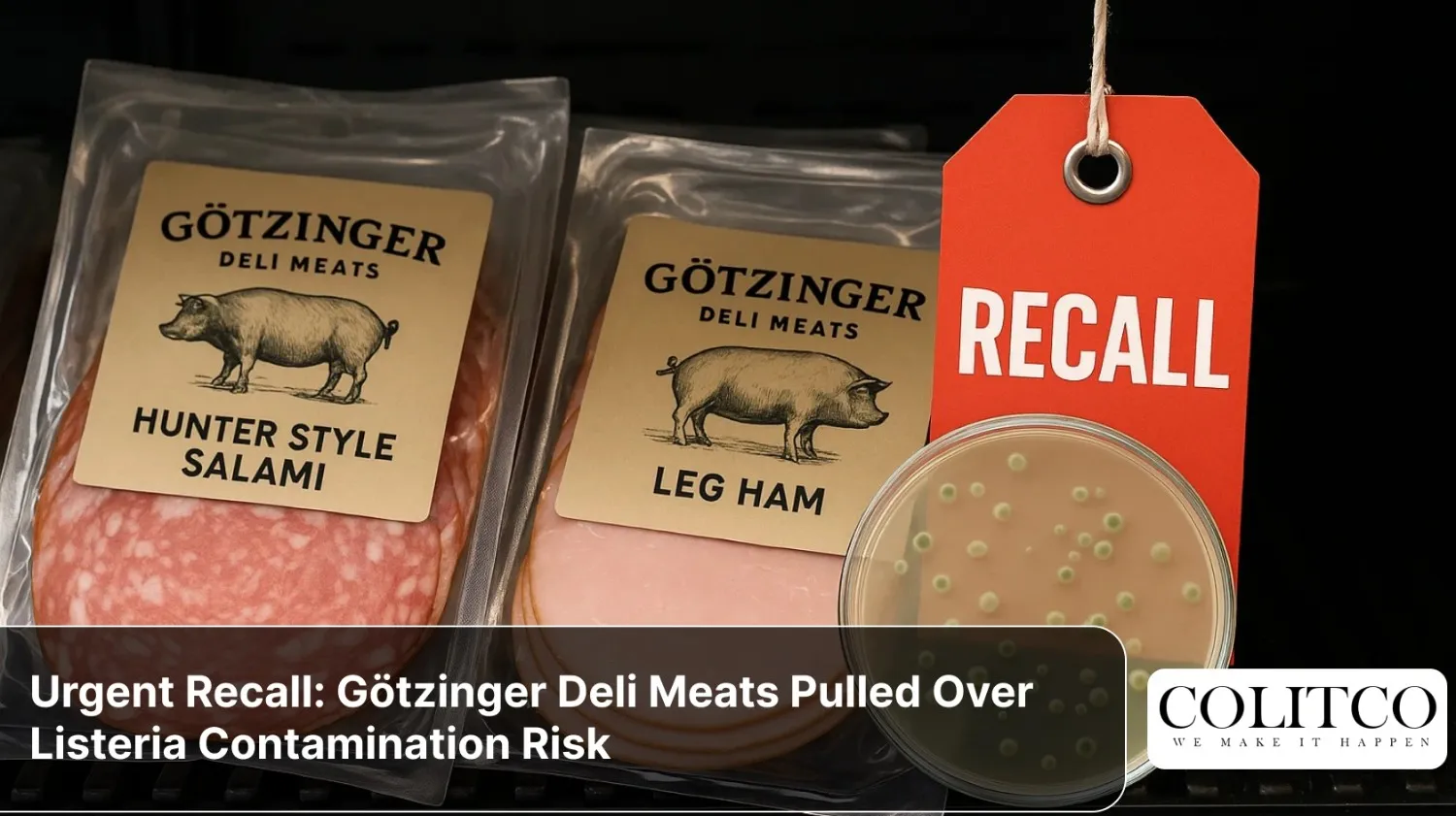 Urgent Recall: Götzinger Deli Meats Pulled Over Listeria Contamination Risk