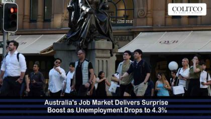 Australia Unemployment Hits 4.3% | Colitco