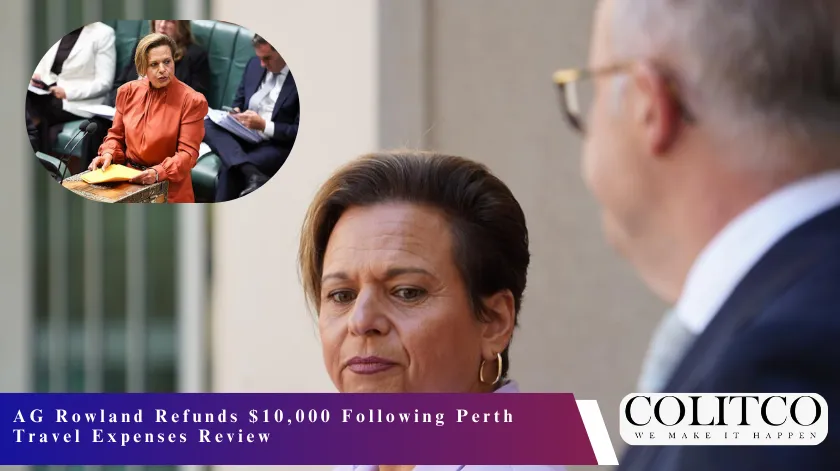 AG Rowland Refunds Following pERCH tRAVEL eXPENSES REVIEW