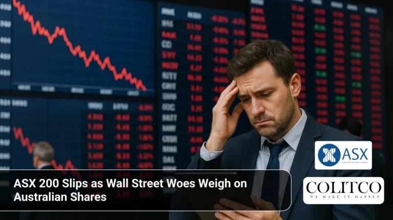 ASX 200 Slips as Wall Street Woes Weigh on Australian Shares