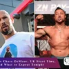 Andrew tate vs Chase Demoor Uk satrt time TV channel and What to expert Toninght