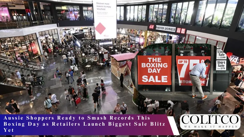 aussie Shoppers Ready to Smash Record The Boxing day as Retailers Launch Biggest Sale Blitz Yet
