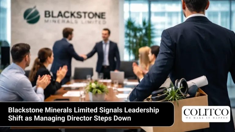 BlackstoneMineralsLimitedSignalsLeadershipShiftasManagingDirectorStepsDown