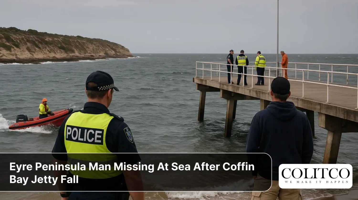 EyrePeninsulaManMissingAtSeaAfterCoffinBayJettyFall