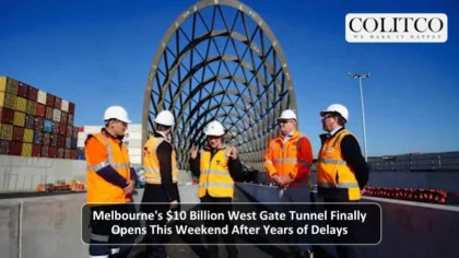 Melbourne Bilion West gate Tunnel Finaly Opens this Weekend After years of Delays