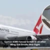 Qantas A380 Forced to Halt in LA After Wing Slat Breaks Mid-Flight Qantas A380 Forced to Halt in La after Wing Slat Breaks Mid Flight