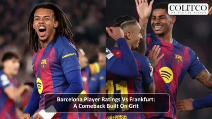 Barcelon Player Rating vs Frankfruiy a comeback built on grit