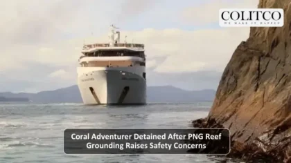 Coral Adventure Detained After PNG Reef Grounding Raises Safety Concern