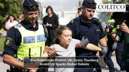 Pro Palestninion Pritest Uk Greta Thunberg Arrest UK Sparks Global Debate