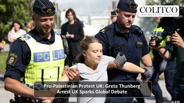 Pro Palestninion Pritest Uk Greta Thunberg Arrest UK Sparks Global Debate