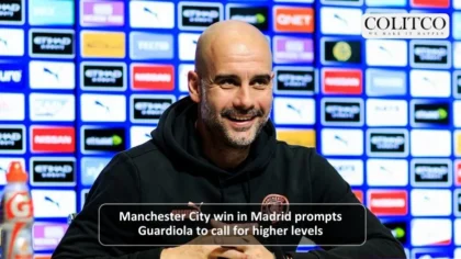 Manchester City win in Madrid Prmpts Guardiola to call for higher level