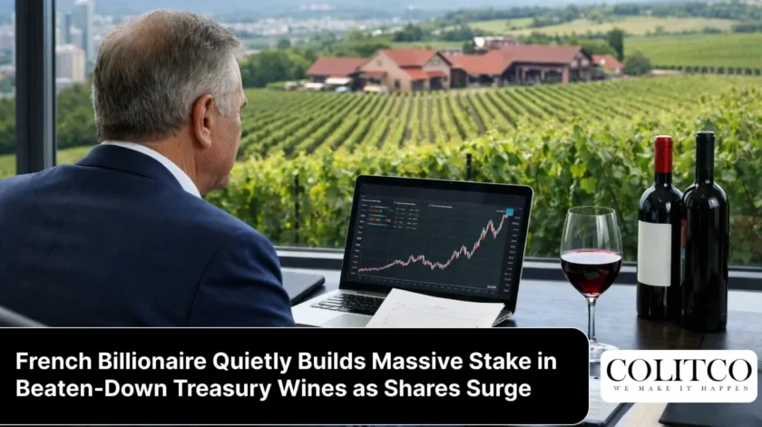 FrenchBillionaireQuietlyBuildsMassiveStakeinBeaten-DownTreasuryWinesasSharesSurge