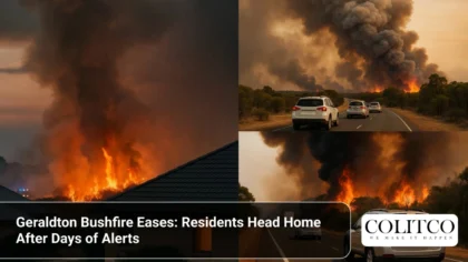 GeraldtonBushfireEases_ResidentsHeadHomeAfterDaysofAlerts