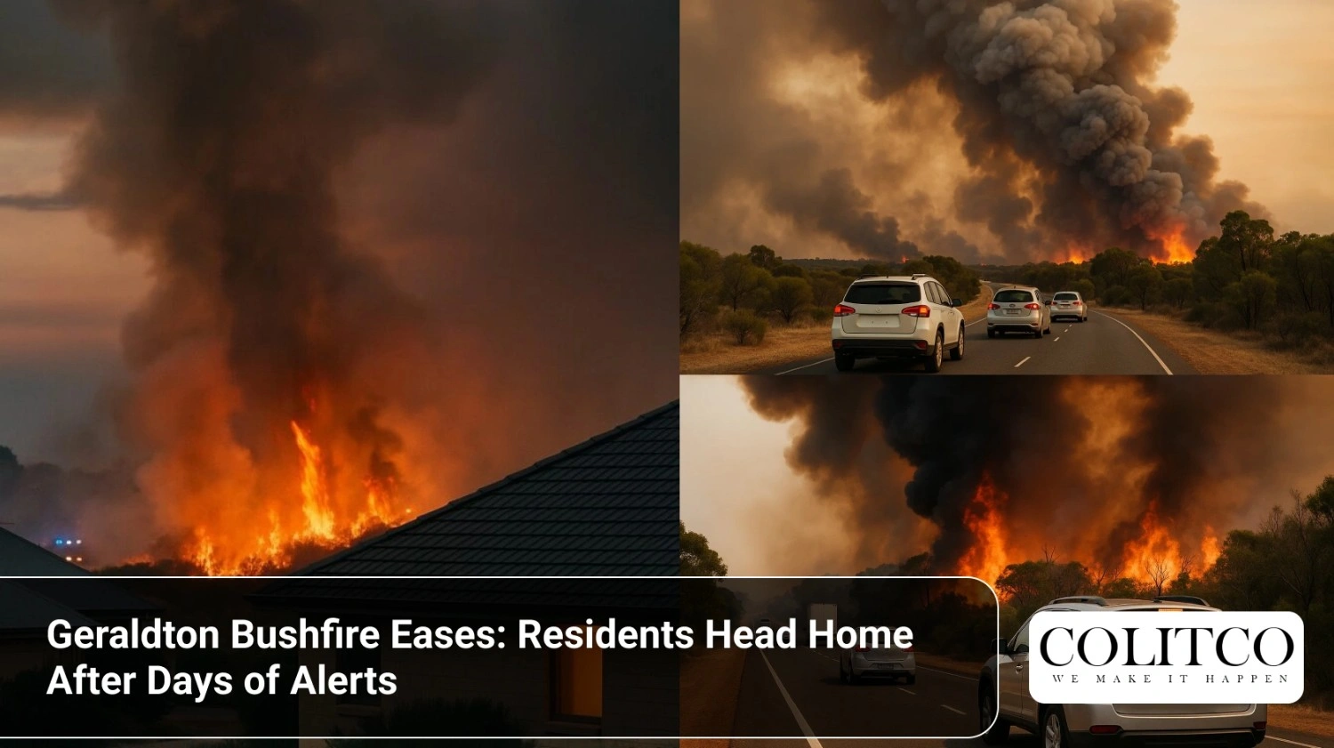 GeraldtonBushfireEases_ResidentsHeadHomeAfterDaysofAlerts
