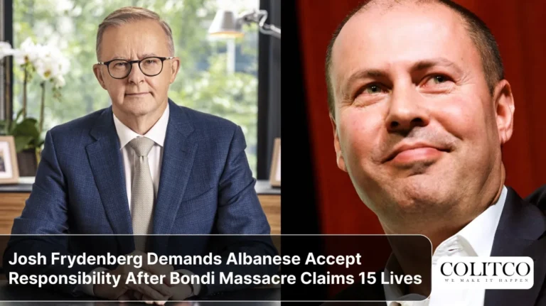 JoshFrydenbergDemandsAlbaneseAcceptResponsibilityAfterBondiMassacreClaims15Lives