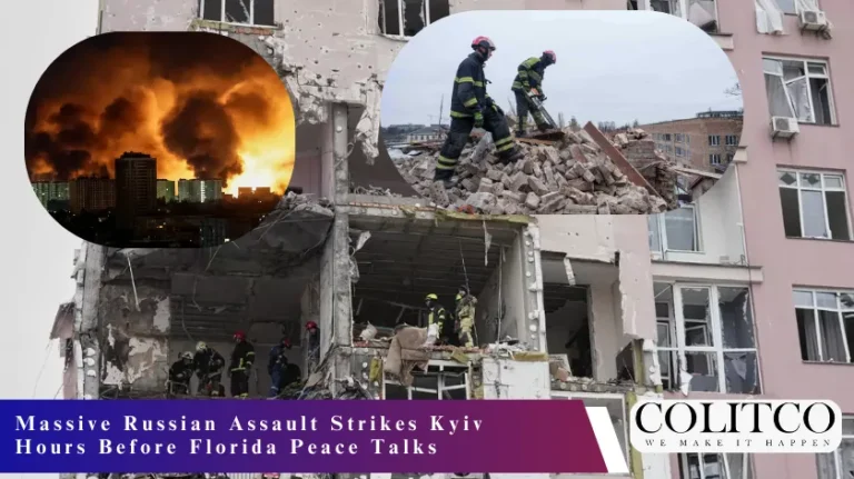Massive rusian Asault Strikes Kyuv Hours Before Floruida Peace Talks