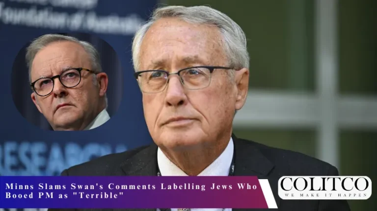 Minns Slam swam Comments Labelling Jews Who Booed PM as "terrible"