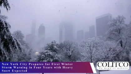 New York City Prepares for First Winter Storm Warning in Four Years with Heavy Snow Expected