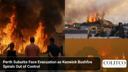 PerthSuburbsFaceEvacuationasKenwickBushfireSpiralsOutofControl
