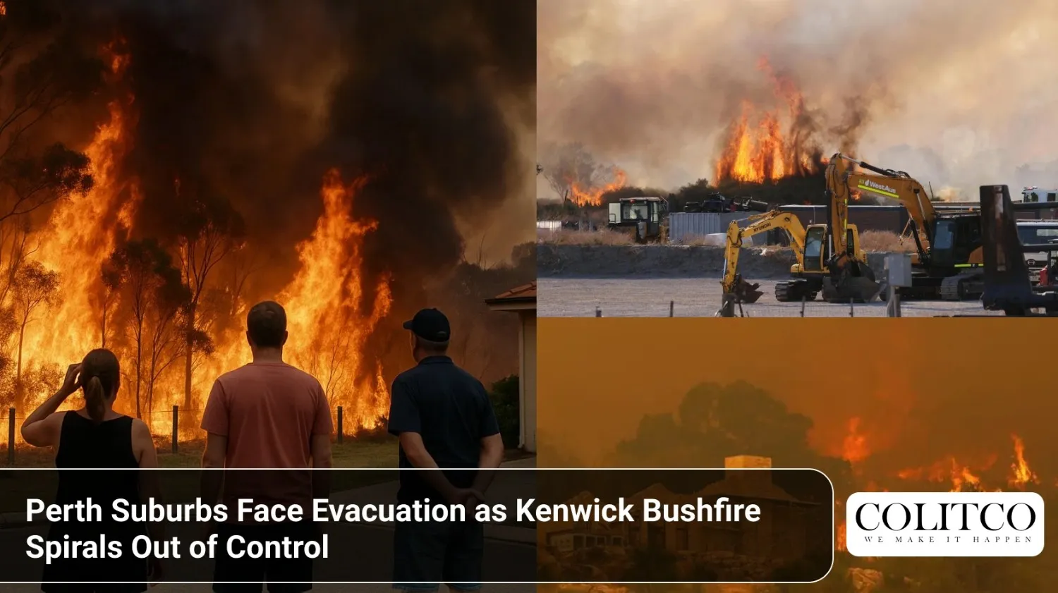 PerthSuburbsFaceEvacuationasKenwickBushfireSpiralsOutofControl