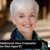University of Melbourne Vice-Chancellor Emma Johnston Dies Aged 52