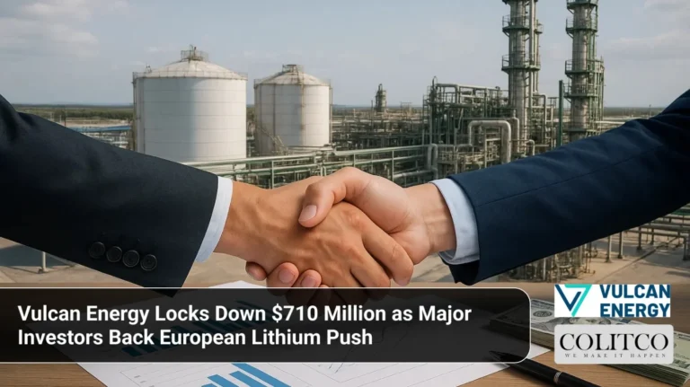 VulcanEnergyLocksDown710MillionasMajorInvestorsBackEuropeanLithiumPush