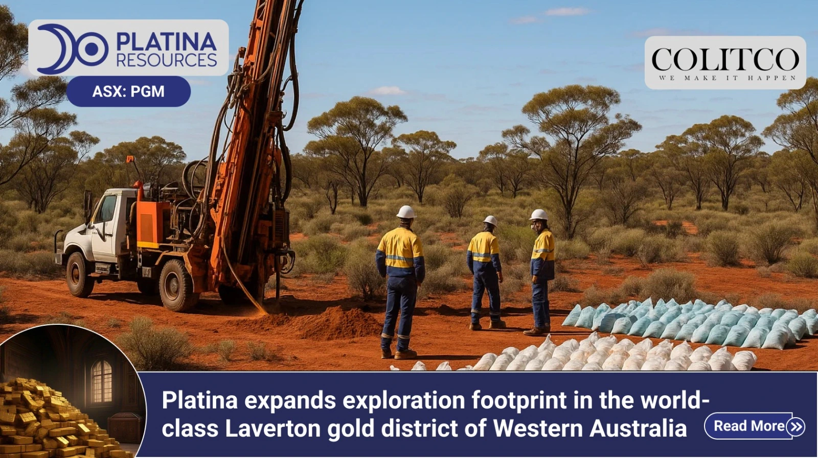 Platina expands exploration footprit in the world class laverton gold district of western Australia