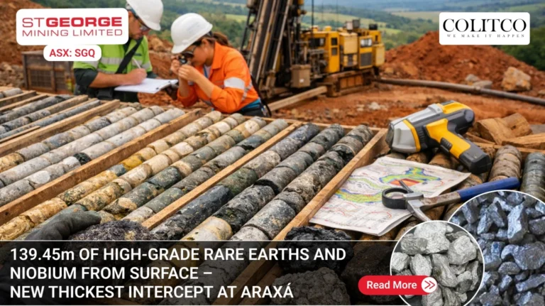 High Grade rare Earths and Niobium From Surface New Thickest Interceot at araxa