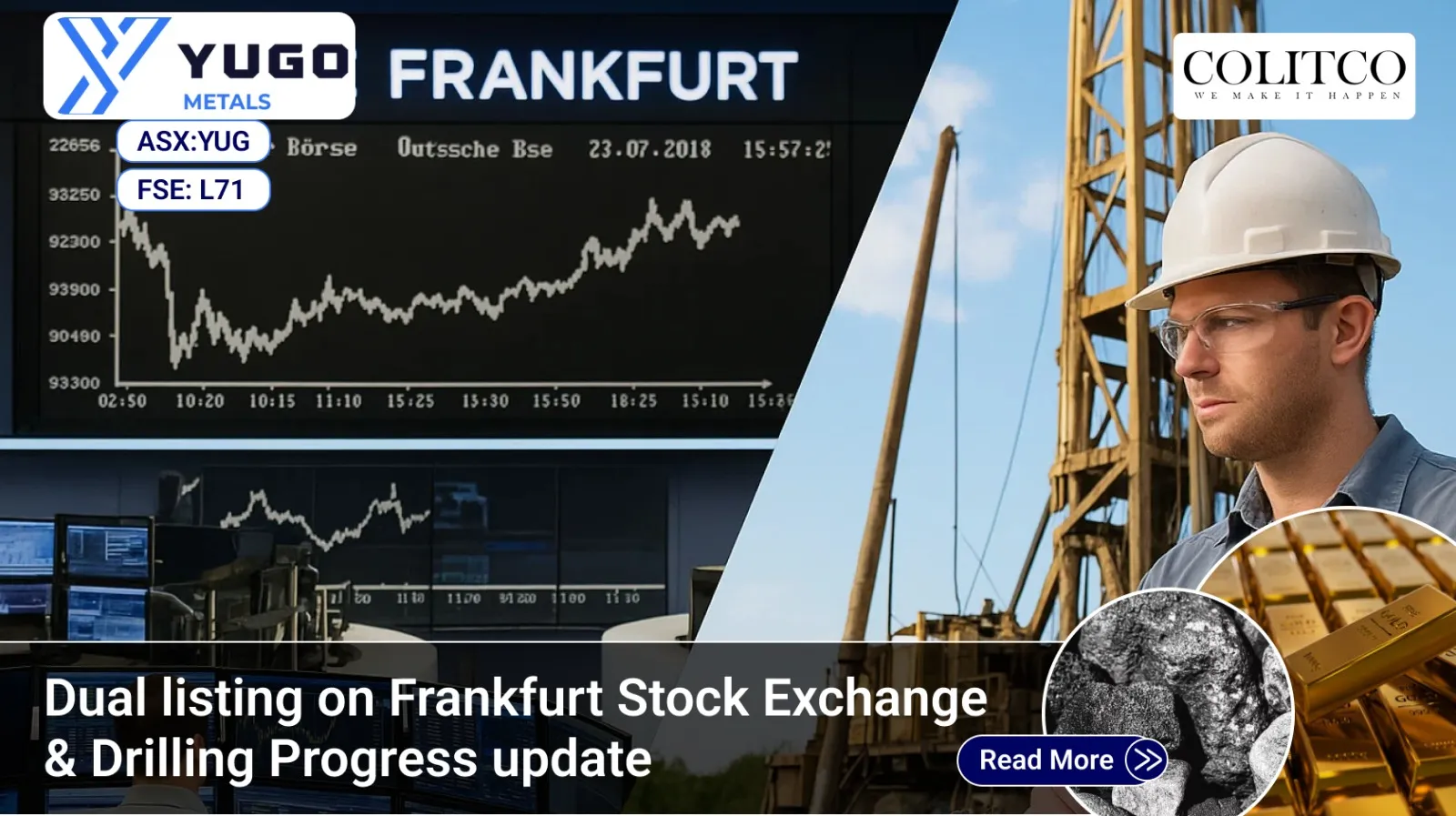 Yugo Metals Lists on Frankfurt Exchange, Hits Silver-Lead-Zinc at Sinjakovo